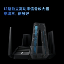 【星際堡壘】小米路由器AX9000家用千兆端口5G三頻無線wifi6增強(qiáng)大戶型穿墻王全屋WiFi光纖電競(jìng)mesh